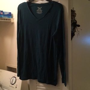 Blue/green soft long sleeve